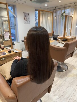 ラボヌールヘアー 宇都宮店(La Bonheur hair) 【王道♪】ツヤ感満点のチョコレートブラウン【宇都宮駅】