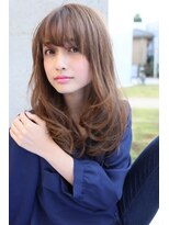 ロエナ(ROENA) 20代30代40代50代小顔カット黒髪ワンレンボブルフネビージュ前髪