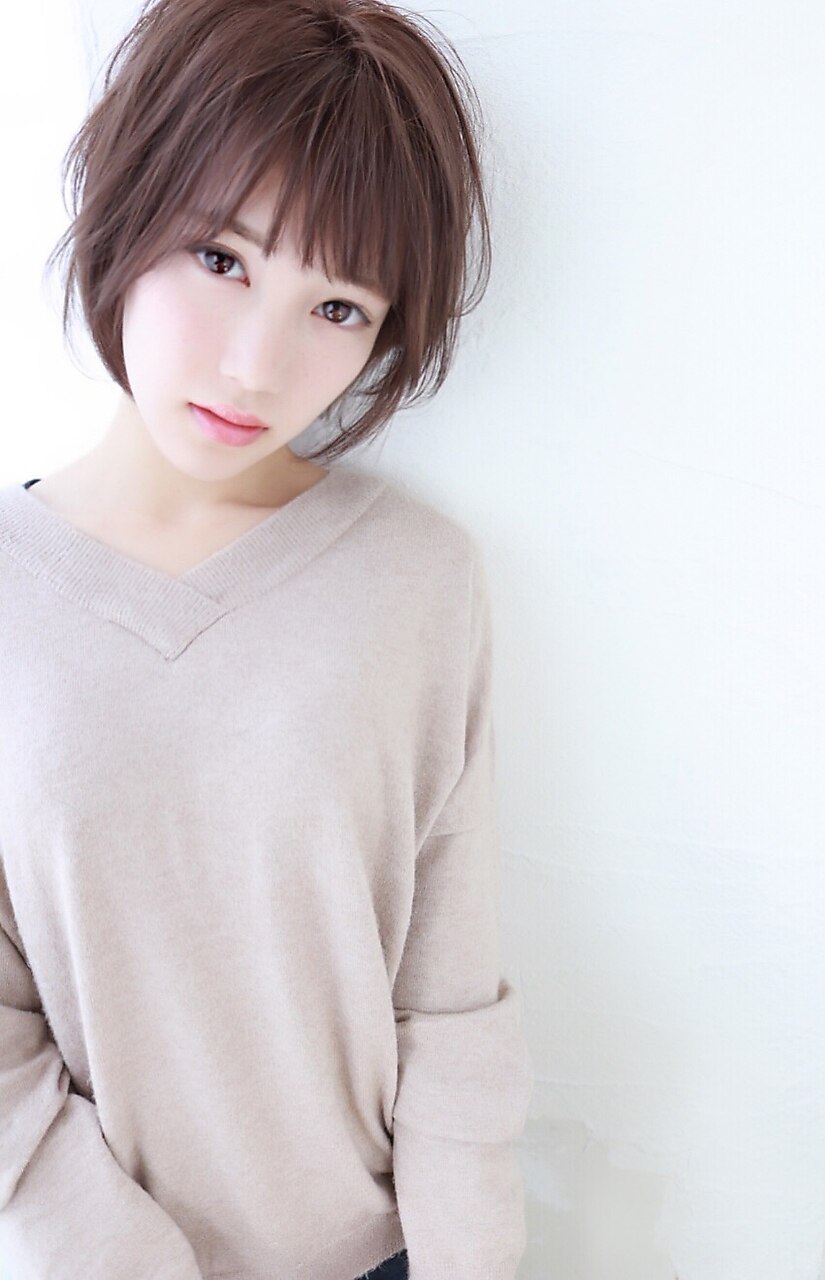 【何度でも使える♪】カット＋透明感カラー（ショート）白髪染め可☆￥11330