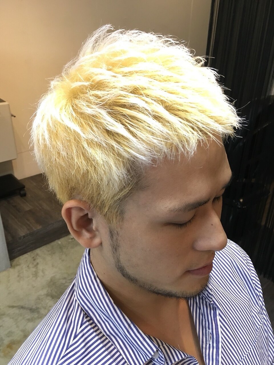 金髪ソフトモヒカン！：L025991402｜ホットペッパービューティー