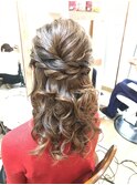 ロングハーフアップヘアセット【ヘアアレンジ　立川/立川南/袴】