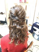 ロカット サロン(Roquat Salon)&nbsp;ロングハーフアップヘアセット【ヘアアレンジ　立川/立川南/袴】