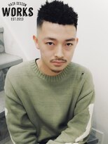 ワークス ヘアデザイン(WORKS HAIR DESIGN)&nbsp;メンズパーマブラックヘアーツイストスパイラルドレッド