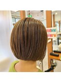 【佐々木　カラー】大人ボブ×ヌーディーカラー