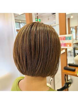 バサ 鷺ノ宮店(BASSA) 【佐々木 カラー】大人ボブ×ヌーディーカラー