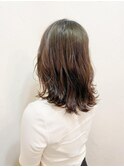 【Reir下北沢】*フレンチガーリーロブ+ミントベージュ*