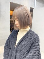 テトヘアー(teto hair)&nbsp;ミルクティーベージュ　ペールベージュ　ボブ