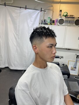 メリケンバーバーショップ フクオカ(MERICAN BARBERSHOP FUK) 上質メンズショートバーバースタイル