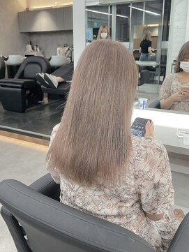 エイト プラット 渋谷2号店(EIGHT plat) ケアブリーチダブルカラー　ホワイトミルクティー　9/2