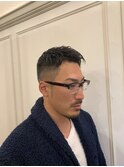 メンズカット×フェード×アップバング<理容室>