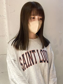 コフィー バイ メルト 吉祥寺(cofy by melt) 【中澤彩乃】顔まわりレイヤーラベンダーベージュ前髪グレージュ