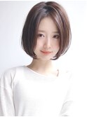 Say.吉田伊織　大人ショート丸みボブミディアムストレート