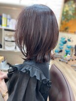 ミッシェル アフロート(michelle afloat) 20代30代40代50代ミディアムボブもCカーブカットでふんわり動き