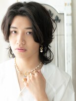 モッズヘアメン 札幌月寒店(mod's hair men)&nbsp;かき上げバング/レイヤー&パーマで脱力ウルフk札幌月寒