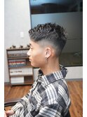 お客様ヘア【スキンフェード×サイドパート】