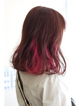 ガレンド 大森店(Guarendo) 【Guarendo　SHOHEI】　インナーカラー×ピンクパープル