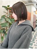 顎下ボブ×透明感カラーY-5