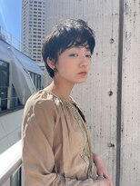 ユノ(juno)&nbsp;【中目黒】黒髪ベリーショートのワンカールパーマ♪
