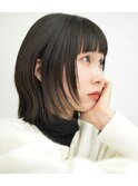 フェイスシャギーボブ