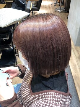 ヘアリゾート粋 ウナム 新宿東口店(enam) 透明感カラー/ショートボブ/艶髪