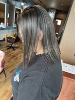 ロイズ ヘアデザイン アンド スパ(LOES) 白髪ぼかしハイライト×デザインカラー×グレージュ