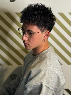 バーバーバー アカバネ(BARBER-BAR AKABANE) 男前を格上げするベリーショート×毛流れパーマ#1