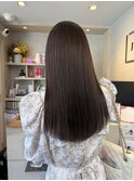 天使の縮毛矯正×グレージュ