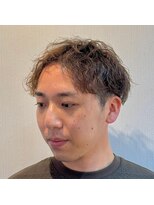 ジェントル(GENTLE) 女性ウケ間違いなし　茶髪センターパート