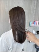 ブリーチありグレージュ透明感オリーブベージュ