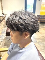 エントランス(ENTRANCE)&nbsp;フェザーパーマ　(メンズヘアツーブロックマッシュ)