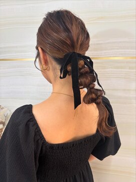 エルバイラビス 大宮(elu by lovis) 《ゆい》大人編みおろしヘアセット