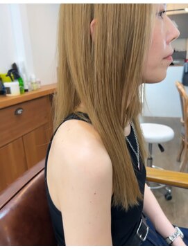 コンパス(COMPASS) 透明感ベージュロング