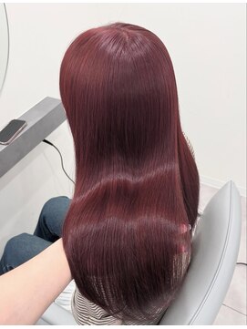 ジア(XIA) カシスレッド/10代20代ブリーチなしカラー/Wケアカラー