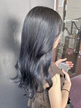 シオ ヘアー デザイン(Sio. hair design) 地毛に馴染むBlueblack