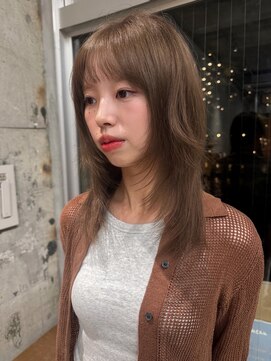 ウェウェ(wewe) ブリーチなしダブルカラーオリーブベージュ