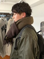 マカロニコースト(macaroni coast)&nbsp;ニュアンスセンターパートパーマ センターパートパーマ