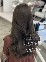 アイシー 表参道(ICY)&nbsp;透明感カラー/オリーブグレージュ/オリーブグリーン/赤みゼロ