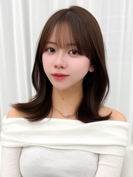 アマトウキョウスマートサロン(AMA TOKYO×Smart Salon) くびれレイヤー/顔まわりカット/レイヤーカット/小顔ヘア