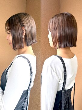 ハピネス 西大寺店(Happiness) mami20代30代40台50代ひし形ボブ大人可愛い