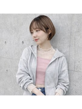 アグ ヘアー ロジェット 松本桐店(Agu hair rojet) 耳掛けボブ◎