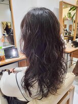 ヘアリゾート粋 リマ 銀座店(lima)&nbsp;透明感ダークブラウン/ミディアムレイヤー/カール