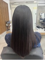 リットヘアープラス 方南町店(litto hair+)&nbsp;艶ストレートロング×ナチュラル縮毛矯正