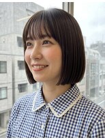 ボヌール 西宮北口(Bonheur)&nbsp;♯赤みを抑えた透明感カラー×ボブ