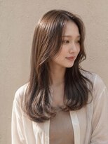 ルシード スタイル サーヴ(LUCIDO STYLE SERVE) 前髪長め韓国風顔周りレイヤーロング上品韓国風重めセミロング