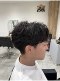 毛流れセンターパート