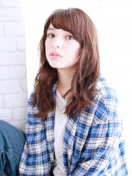 ヘアメイク ナル(hair make nalu) 外ハネカールのアクティブスタイル