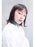 【LANY 横浜】切りっぱなしボブ×アッシュブラック