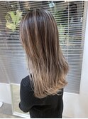 【NAiVE hair】バレイヤージュカラーベージュ