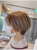 REAL SALON WORK~ショートバレイヤージュ/ショートエアータッチ