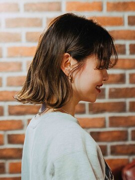 ウェル 高崎上大類店(well) ぷつっと外はねボブ[高崎/高崎駅]